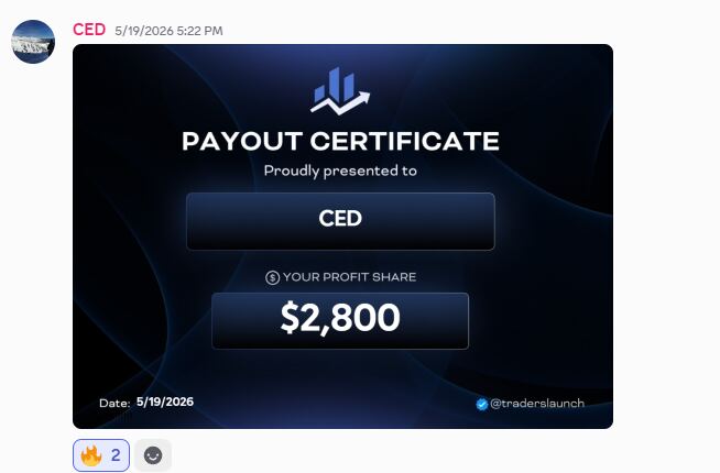 TradersLaunch payout certificate