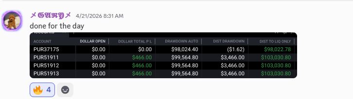 Pending prop firm payout